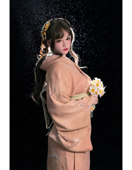 G065 Heather 162cm A Cup Ultra Silicone Sex Doll