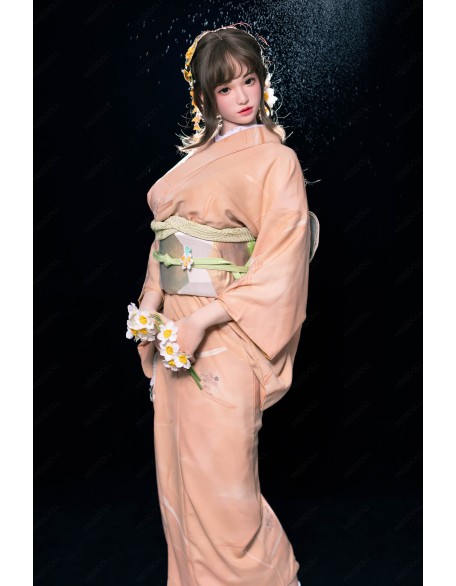 G065 Heather 162cm A Cup Ultra Silicone Sex Doll