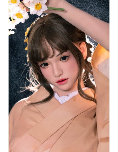 G065 Heather 162cm A Cup Ultra Silicone Sex Doll