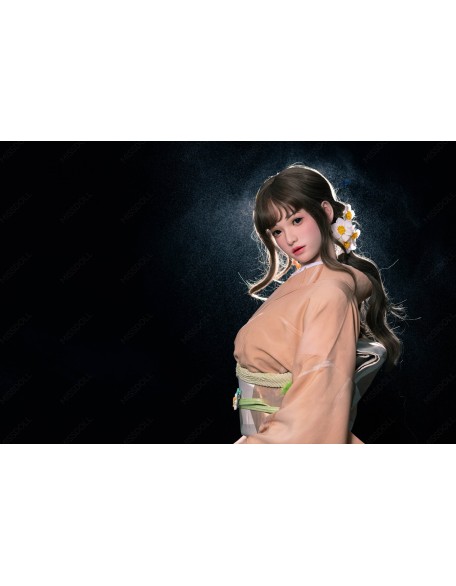 G065 Heather 162cm A Cup Ultra Silicone Sex Doll
